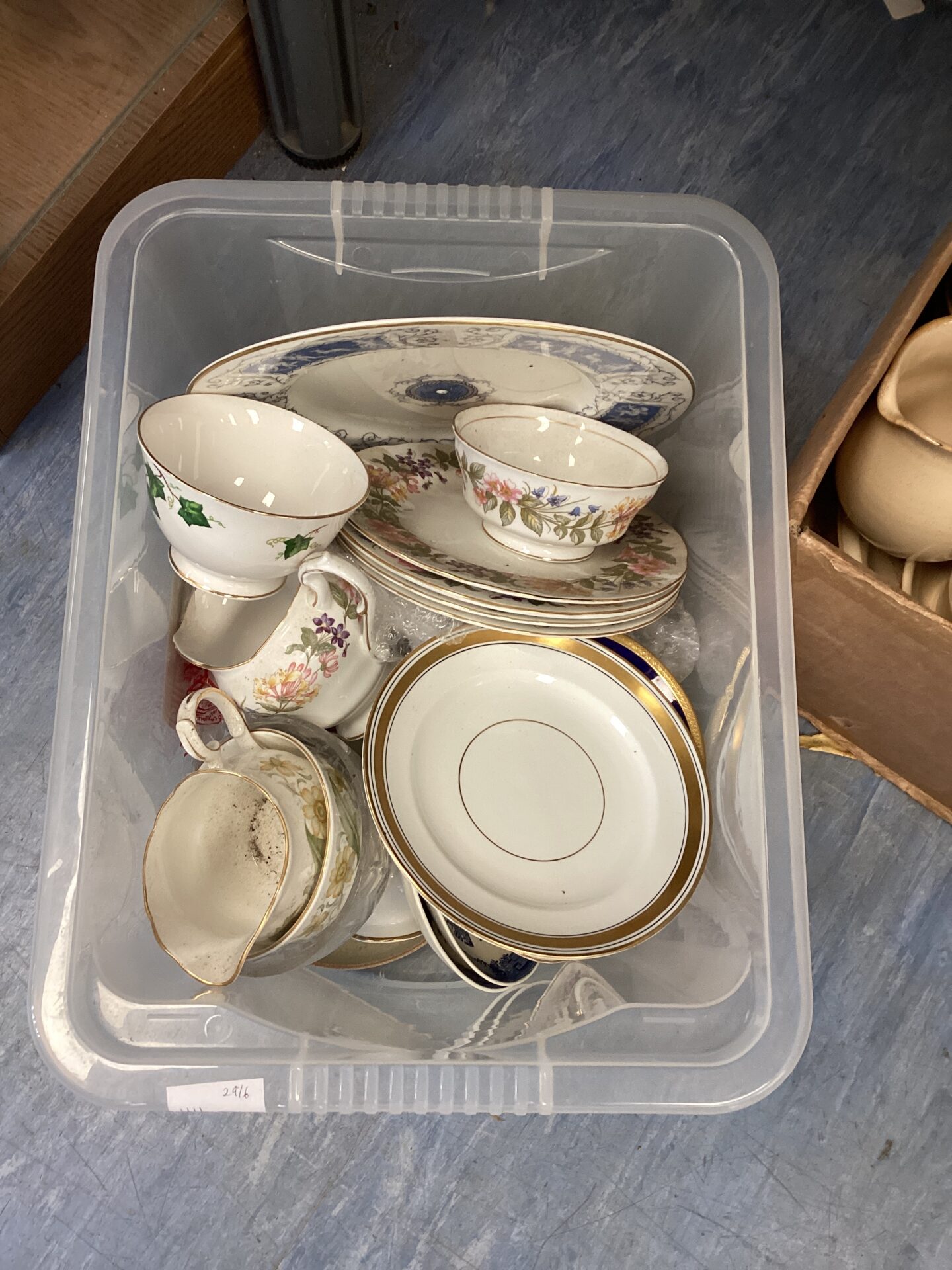 311 Box of mixed china inc Coalport