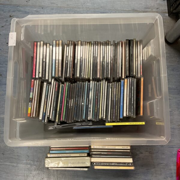 Large lot of CD singles and albums for music collectors.