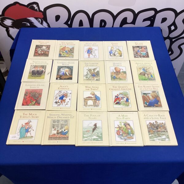 lewis carroll & oxenbury set of alice in wonderland books