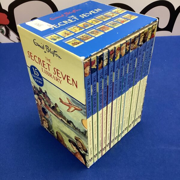 Enid Blyton Seventh Library book collection, vintage children's literature.