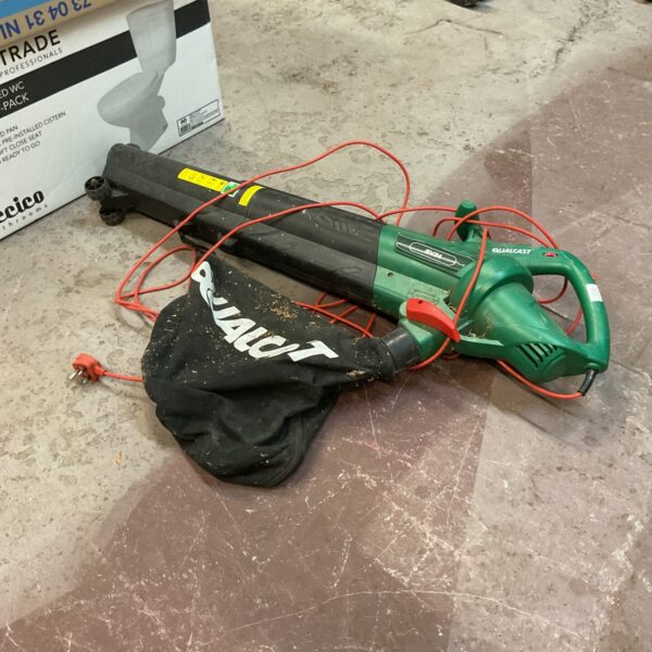 Used Qualcast BS24 garden vac blower for leaf and debris clearing.