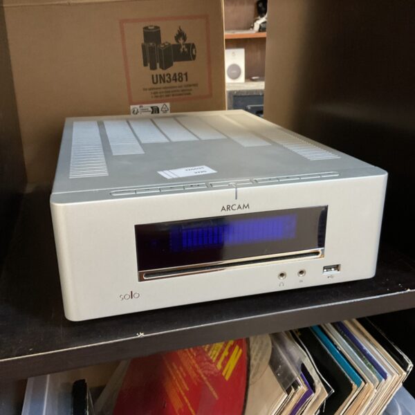 Front view of the Arcam Solo music system Hi-Fi stereo player.