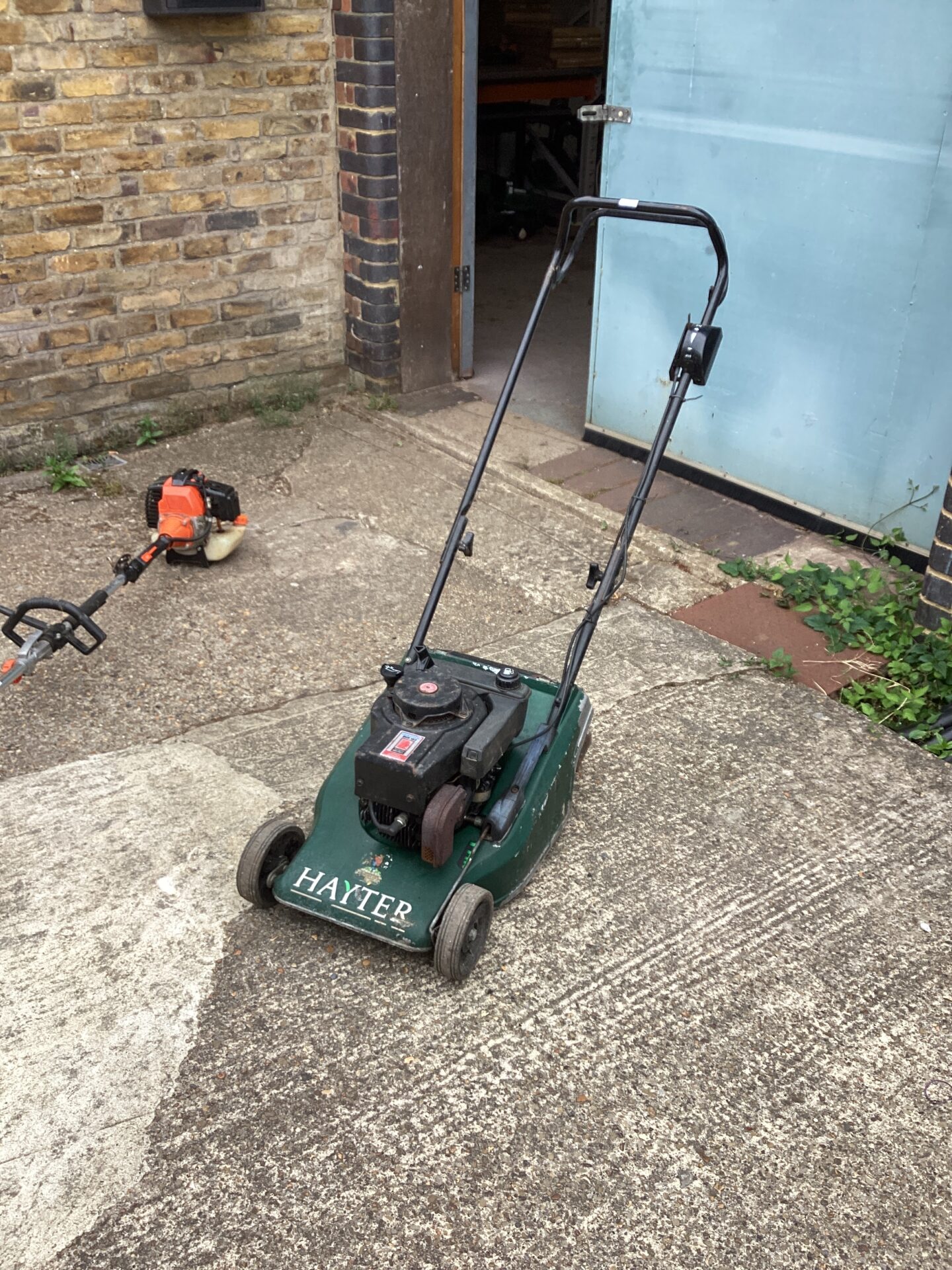 1024 Hayter Harrier 41 lawn mower sold as seen