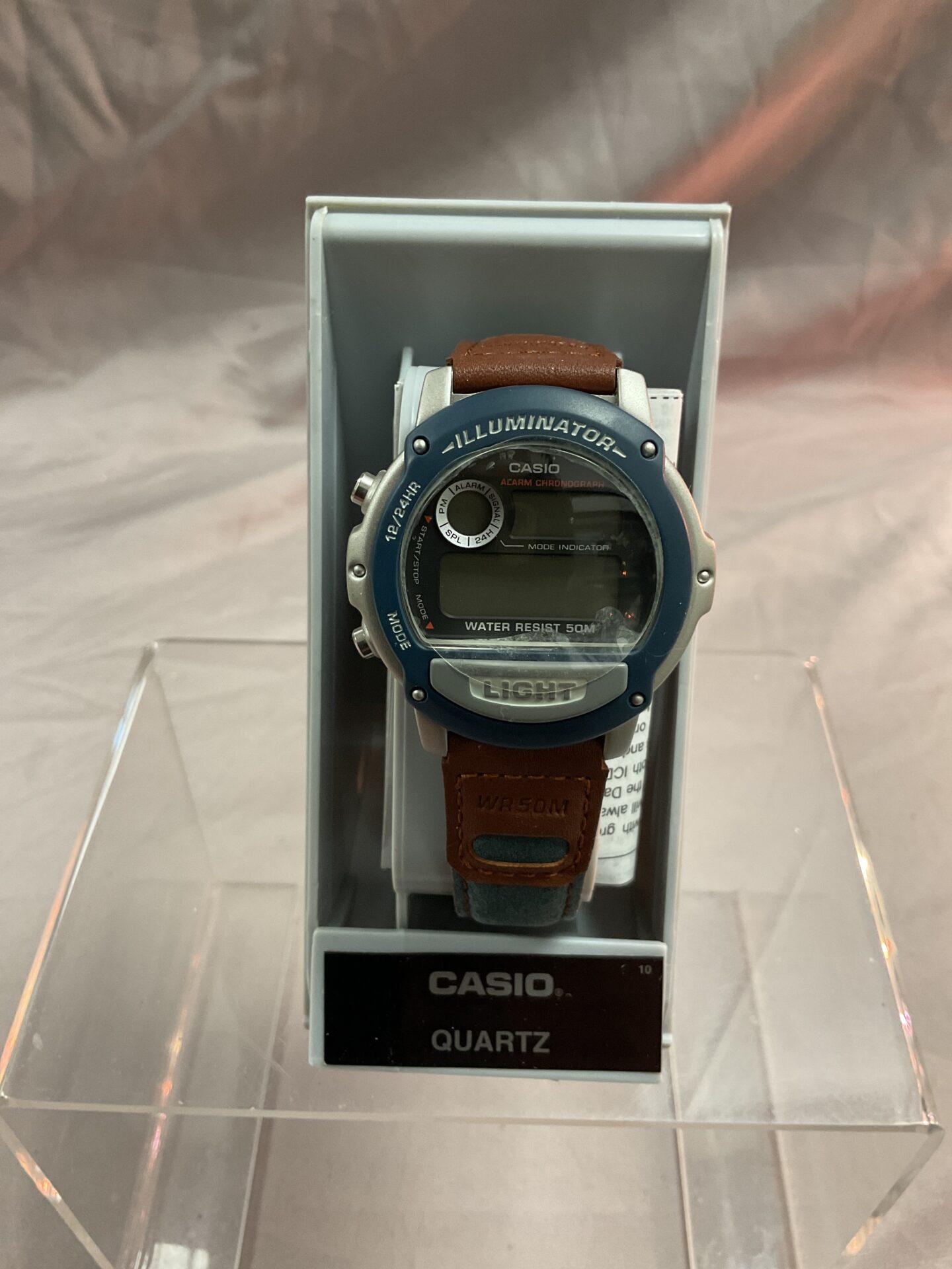 778 Vintage Casio illuminator quartz wristwatch in box