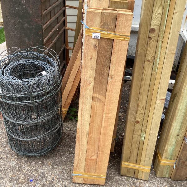 Three bundles of 3’6” timber for garden and DIY projects.