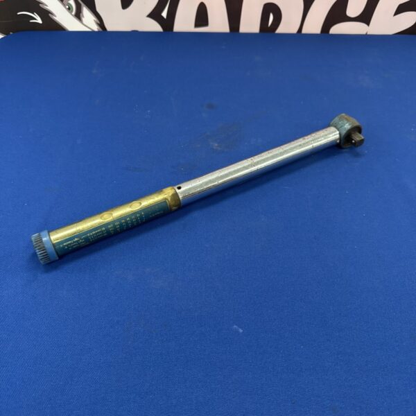 Vintage Norbar Slimline torque wrench in used condition.