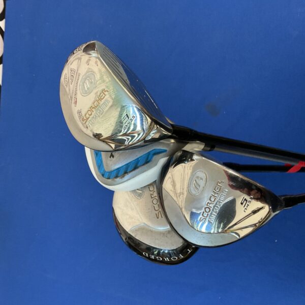 Vintage Mizuno Scorch driver, a classic golf club for collectors.