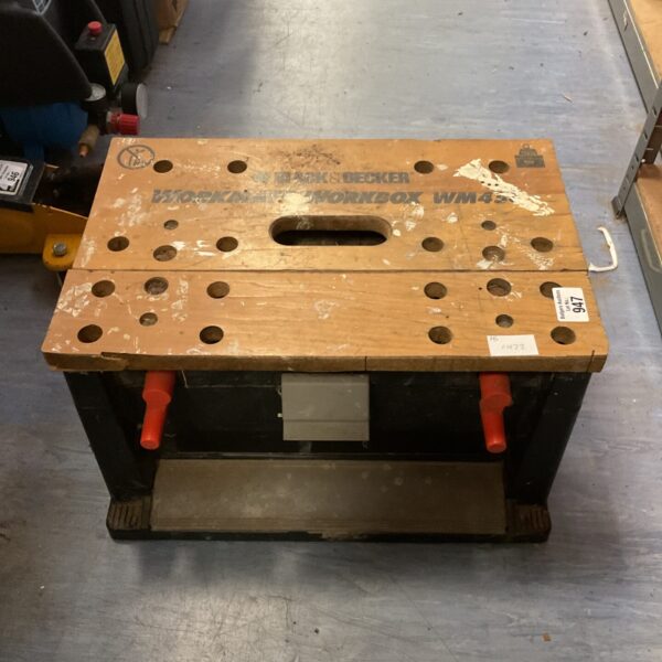 Vintage Black & Decker Workmate workbox for DIY projects.