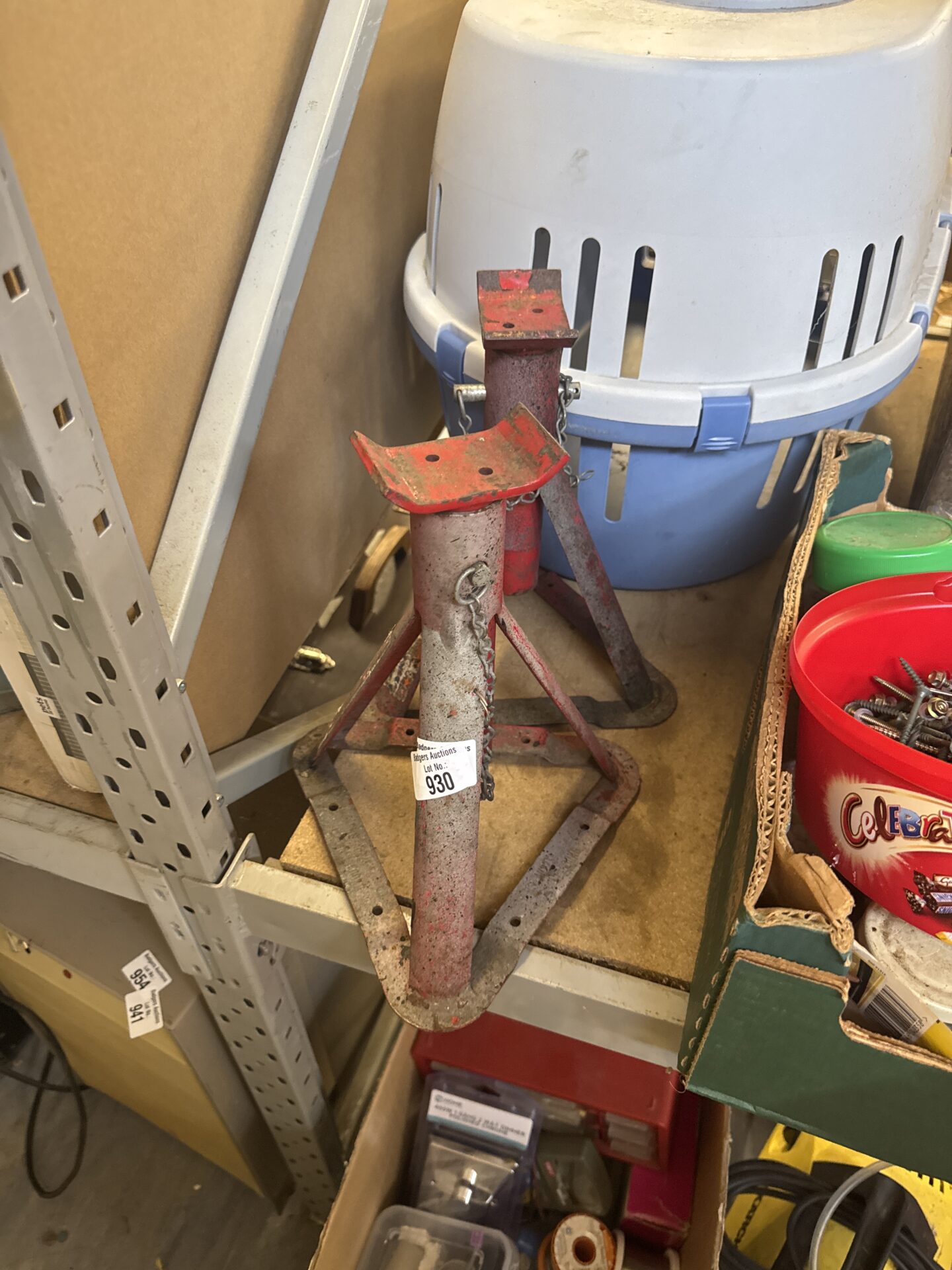 912 Pair of gs car axle stands