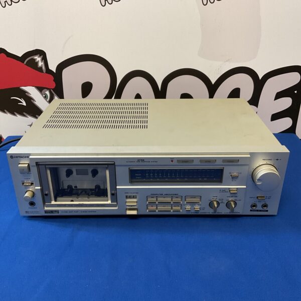 Vintage Hitachi d-1109m cassette deck, a retro tape player from the 1980s.