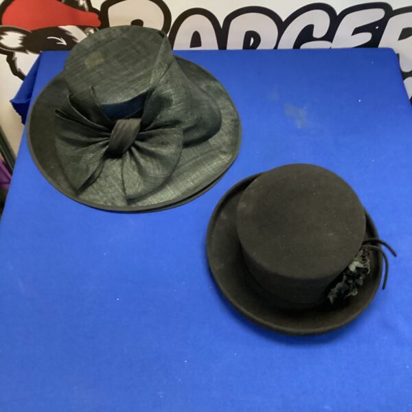 Elegant ladies occasion hats by Philip Somerville in vintage condition.