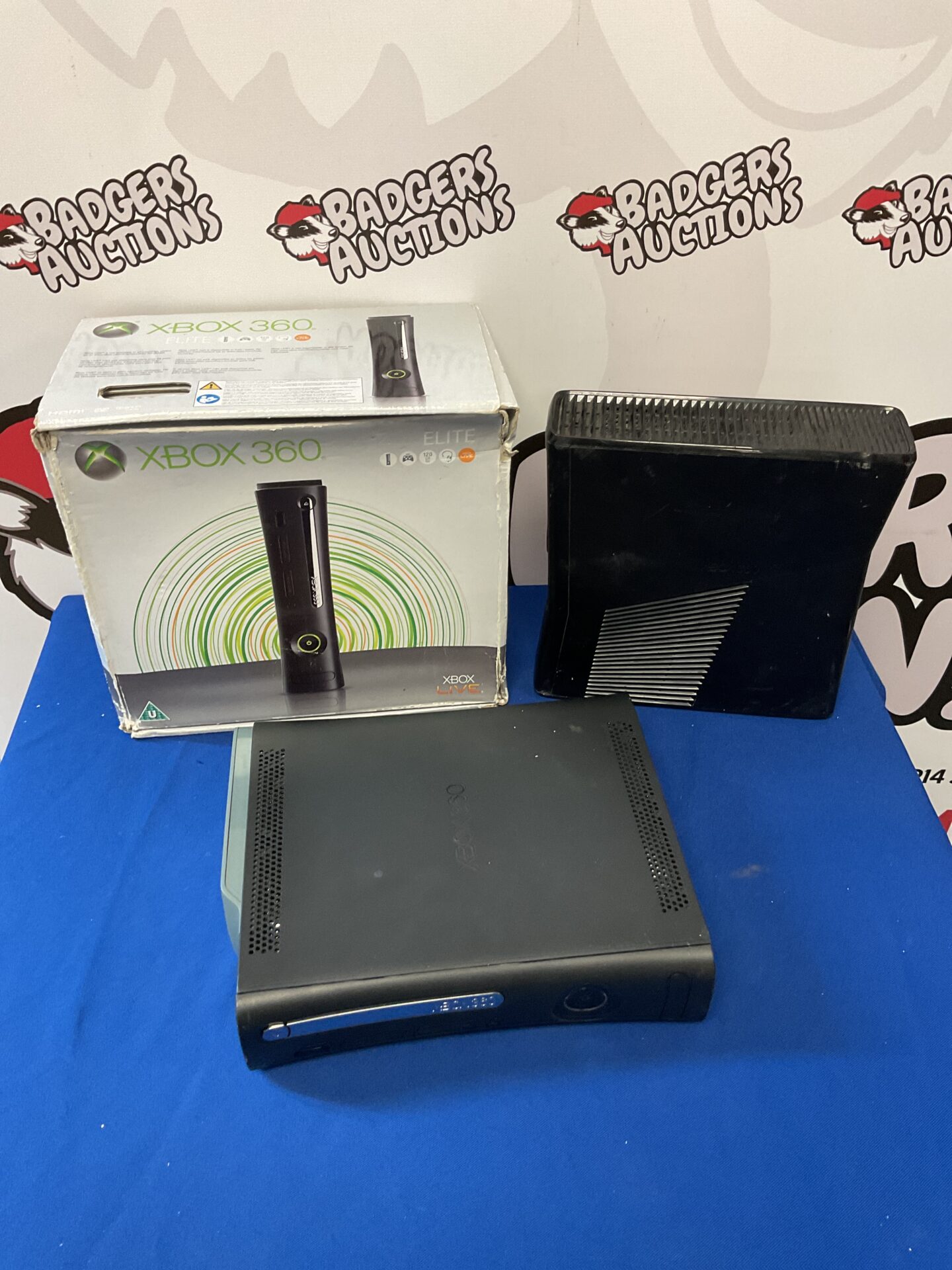 161 Two Microsoft xbox 360 consoles