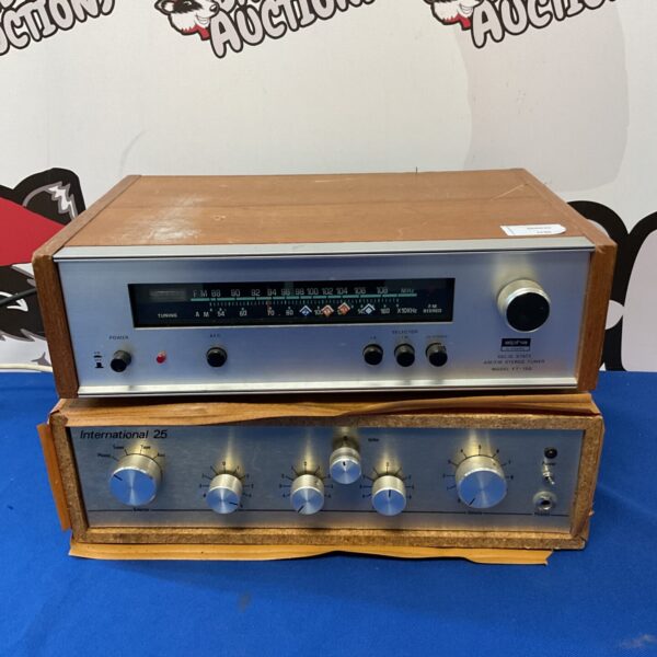 Vintage International 25 solid state tuner with tuning dial.