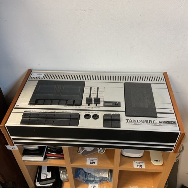Vintage Tandberg TCD-310 cassette recorder in used condition.