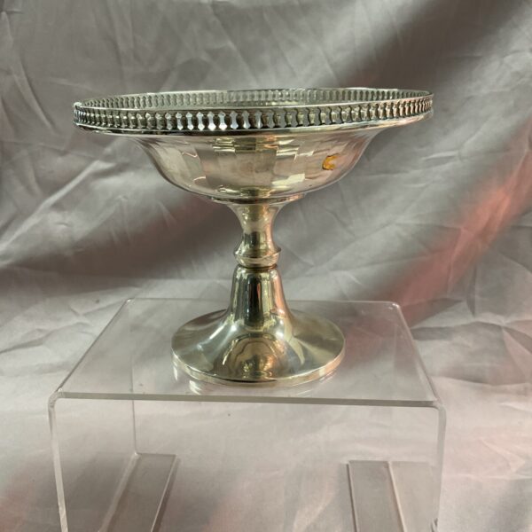 Antique sterling silver comport by Alexander Clark, hallmarked 1933.