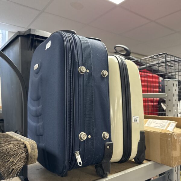 Blue Sovereign International hand luggage cabin bag.
