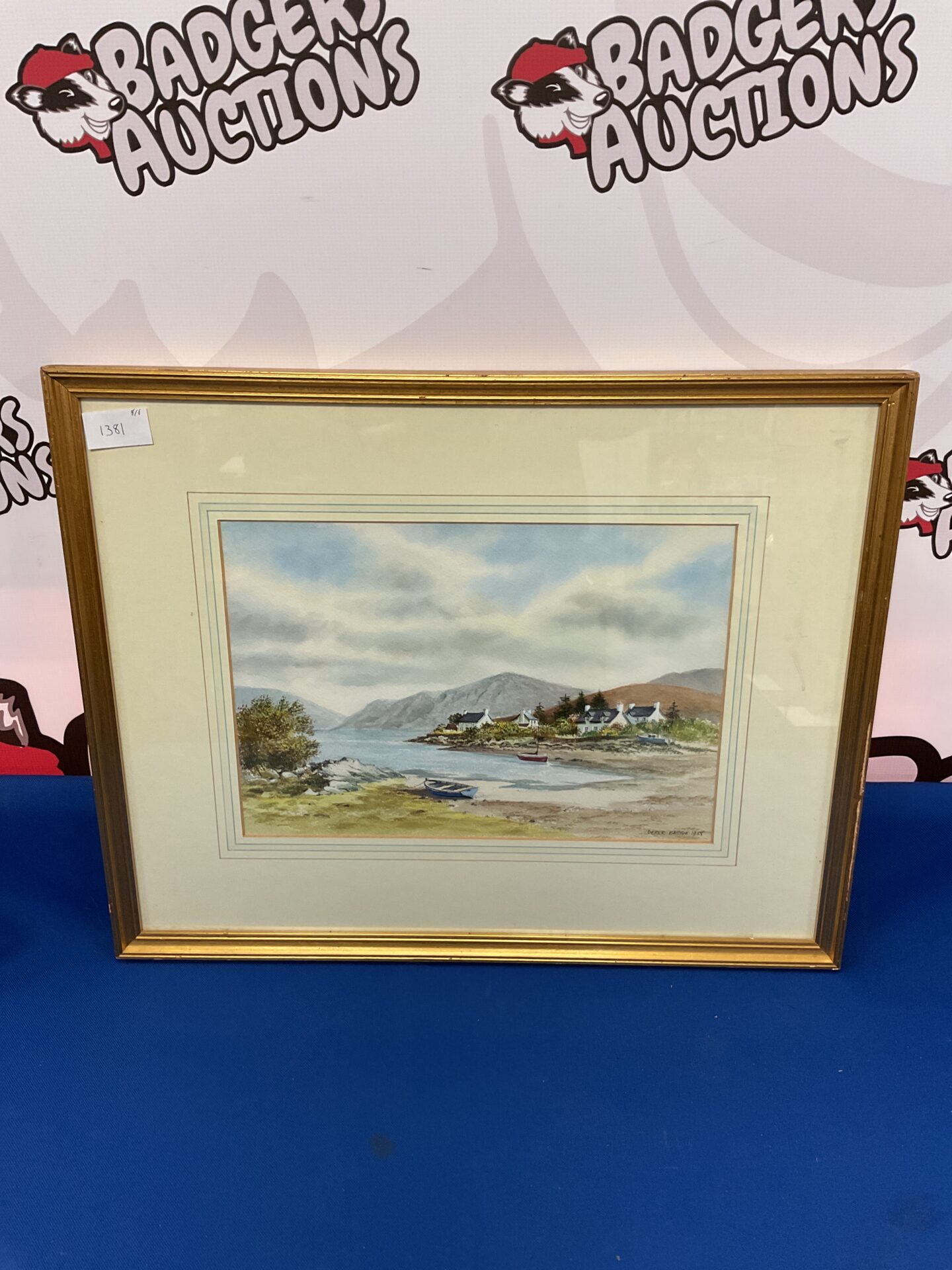 648 derek eastoe watercolour of plockton scotland