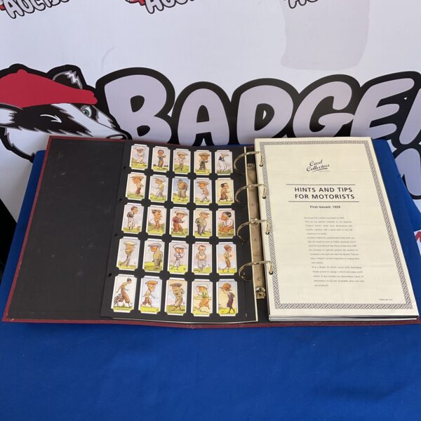 Vintage cigarette card album with over 700 cards inside.