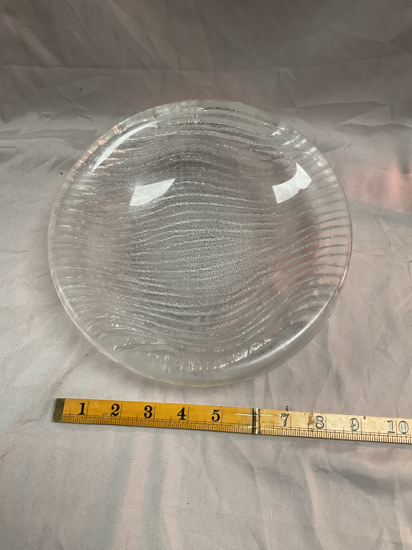829 1970s Swedish uno westerburgh glass dish