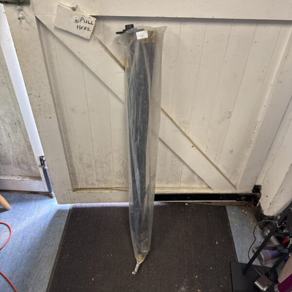 Set of flexible drain rods for clearing blocked plumbing.