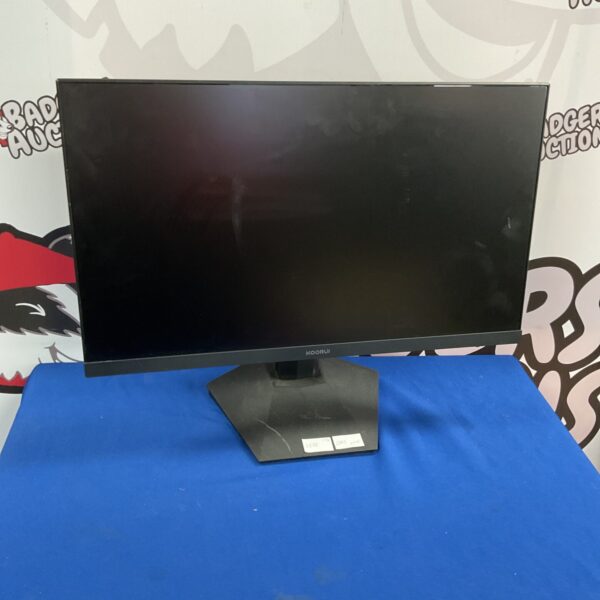 Koorui 25E3A gaming monitor on a stand, untested condition.