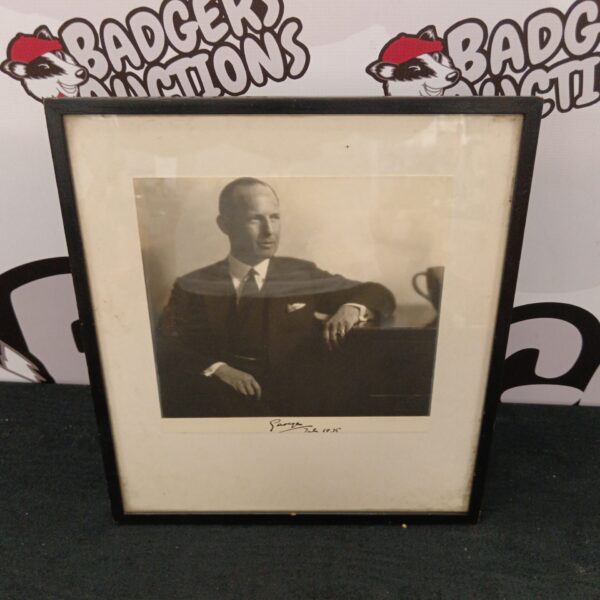 Vintage signed photograph of King George II of Greece.