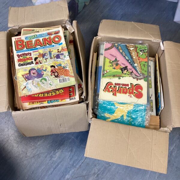 Vintage Beano comic featuring Dennis the Menace and Gnasher.