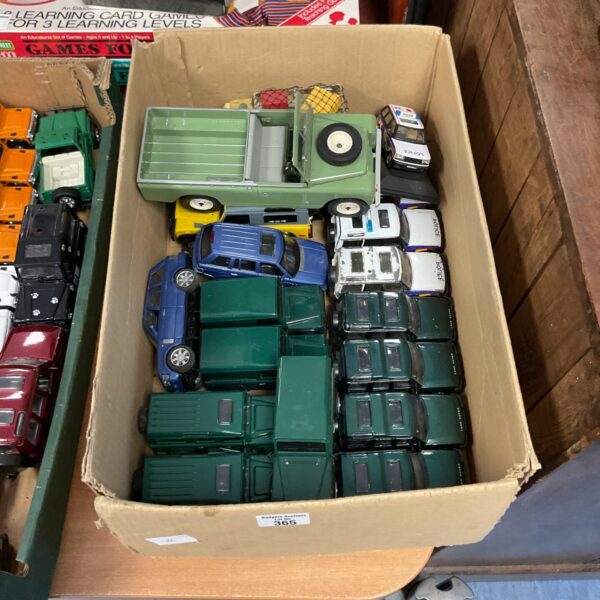 Mixed lot of Land Rover diecast models, including TeamA and Welly.