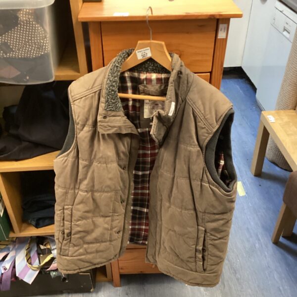 Fat Face XXL gilet, a pre-owned men's padded outdoor gilet.