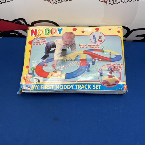 Vintage My First Noddy track set, colourful toy railway.