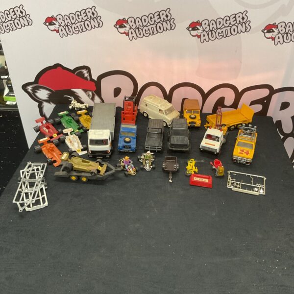 Vintage diecast model collection including Britains, Tonka and Corgi toys.
