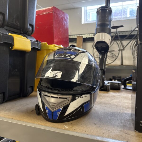Used Bdx motorcycle helmet size L for sale.