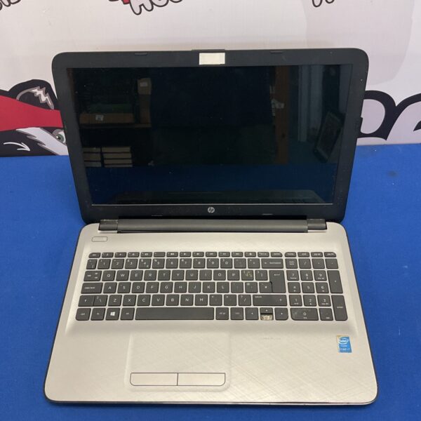 Used HP Intel Core i7 laptop showing the keyboard and screen.