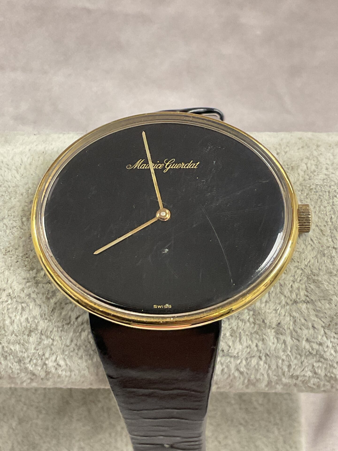 747 Maurice Guerdat Gents mechanical movement wristwatch working