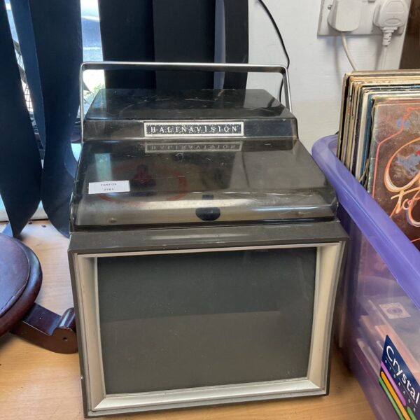 Vintage Halina 8mm film viewer for home movie enjoyment.