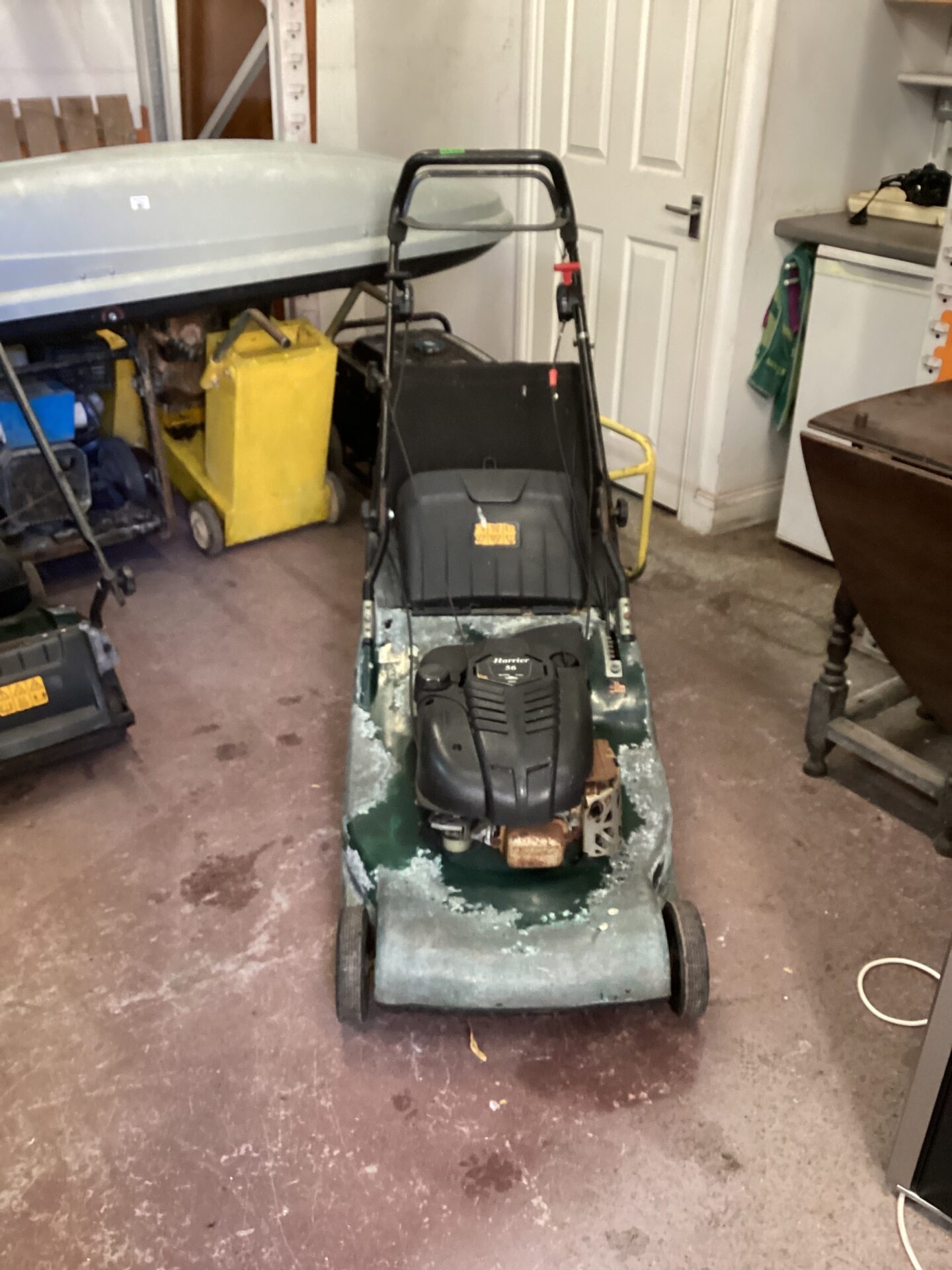 972 Hayter Harrier 56 Petrol Lawnmower Tested and Working