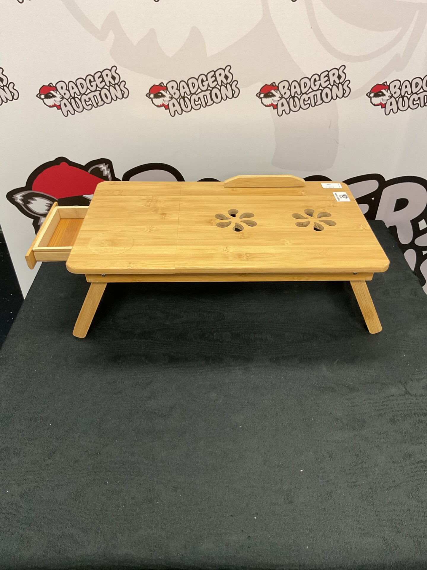 406 Bamboo wood laptop table