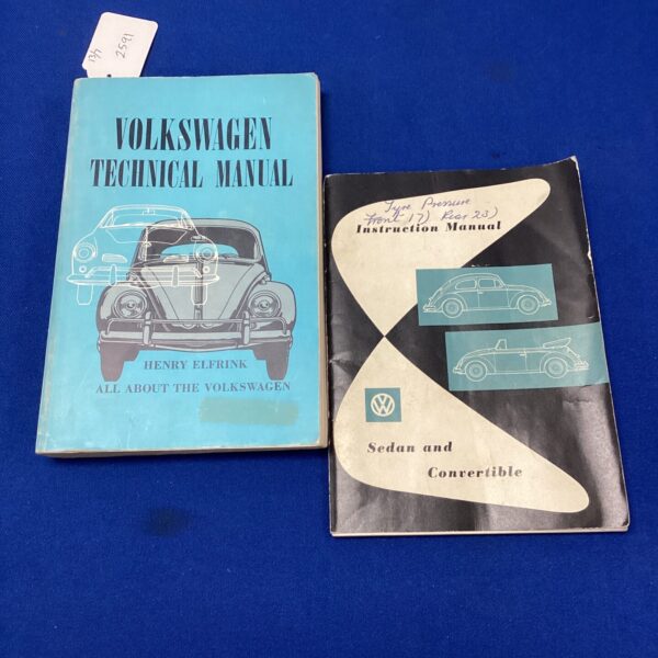 Vintage Volkswagen technical and instruction manuals for classic cars.