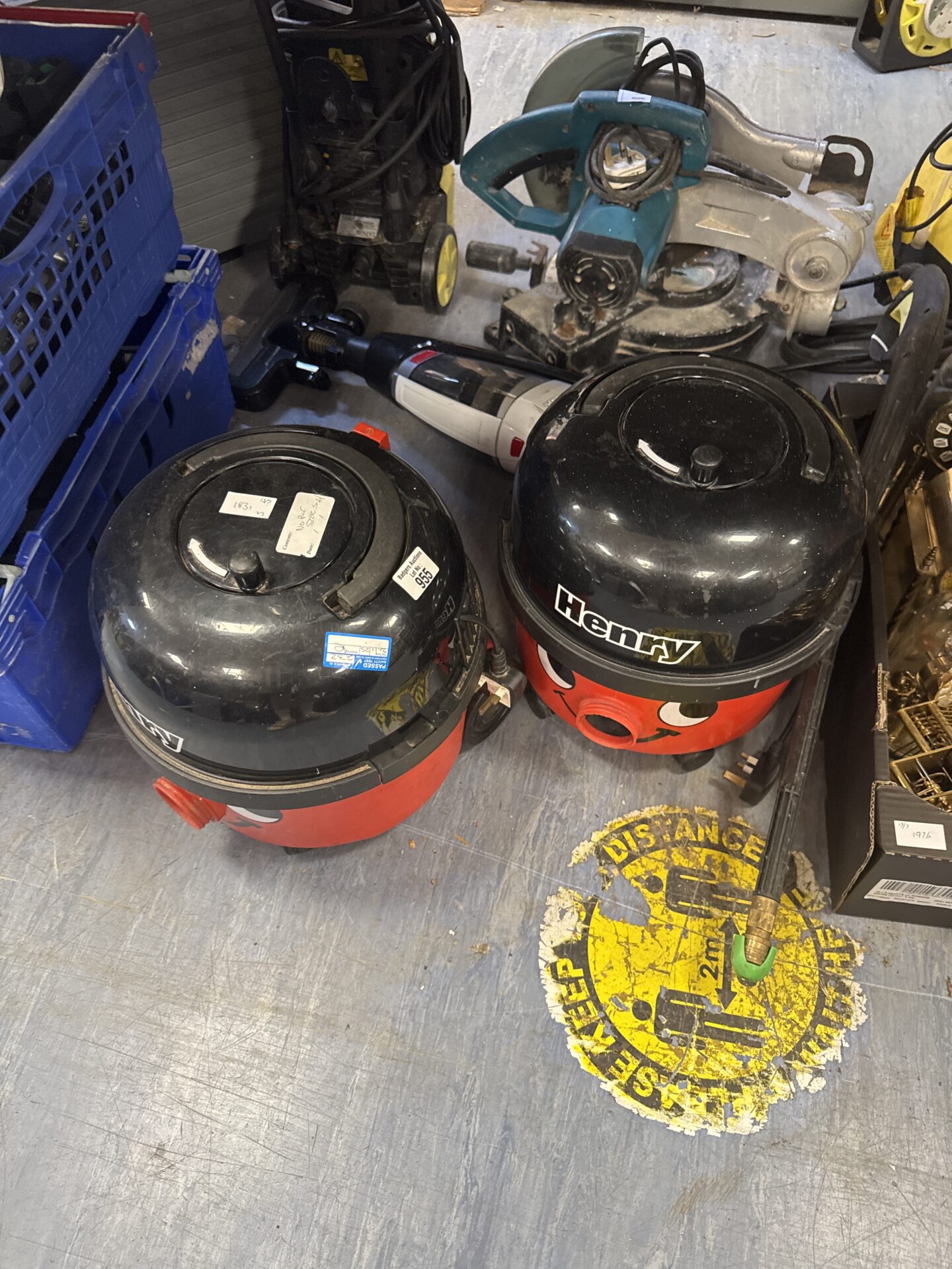 955 Two Henry hoover bodies only – spares/repairs