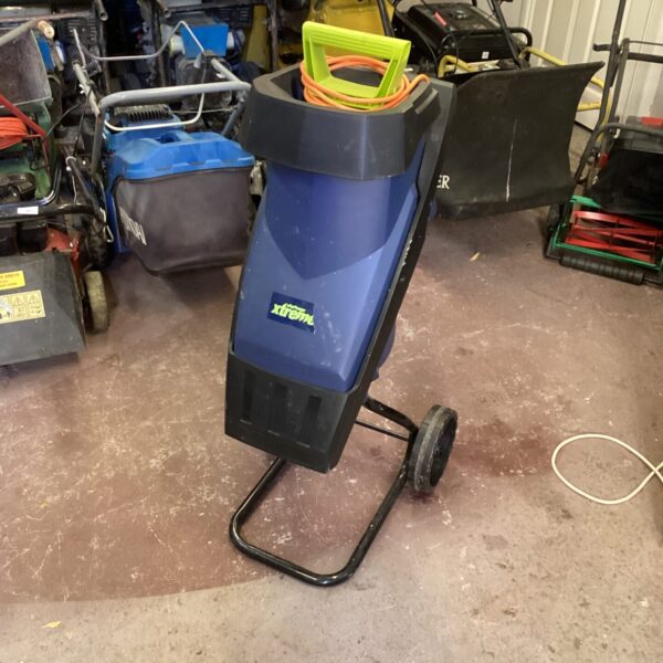Electric Challenge Xtreme garden shredder for reducing garden waste.