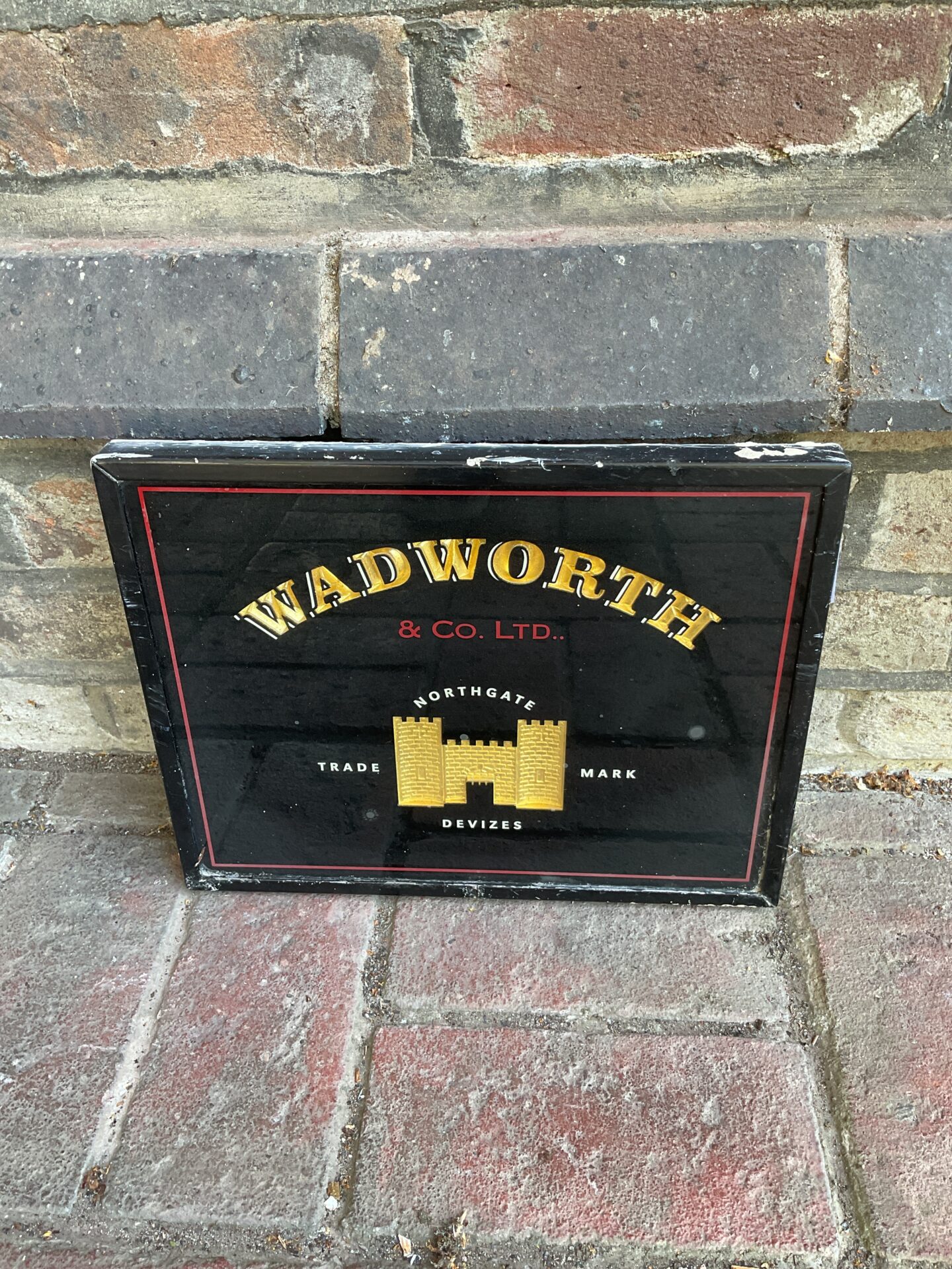 025 Wadworth & co pub wall sign