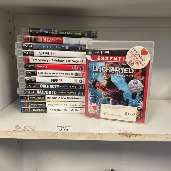 Mixed Playstation 2 and 3 games bundle for collectors and gamers.