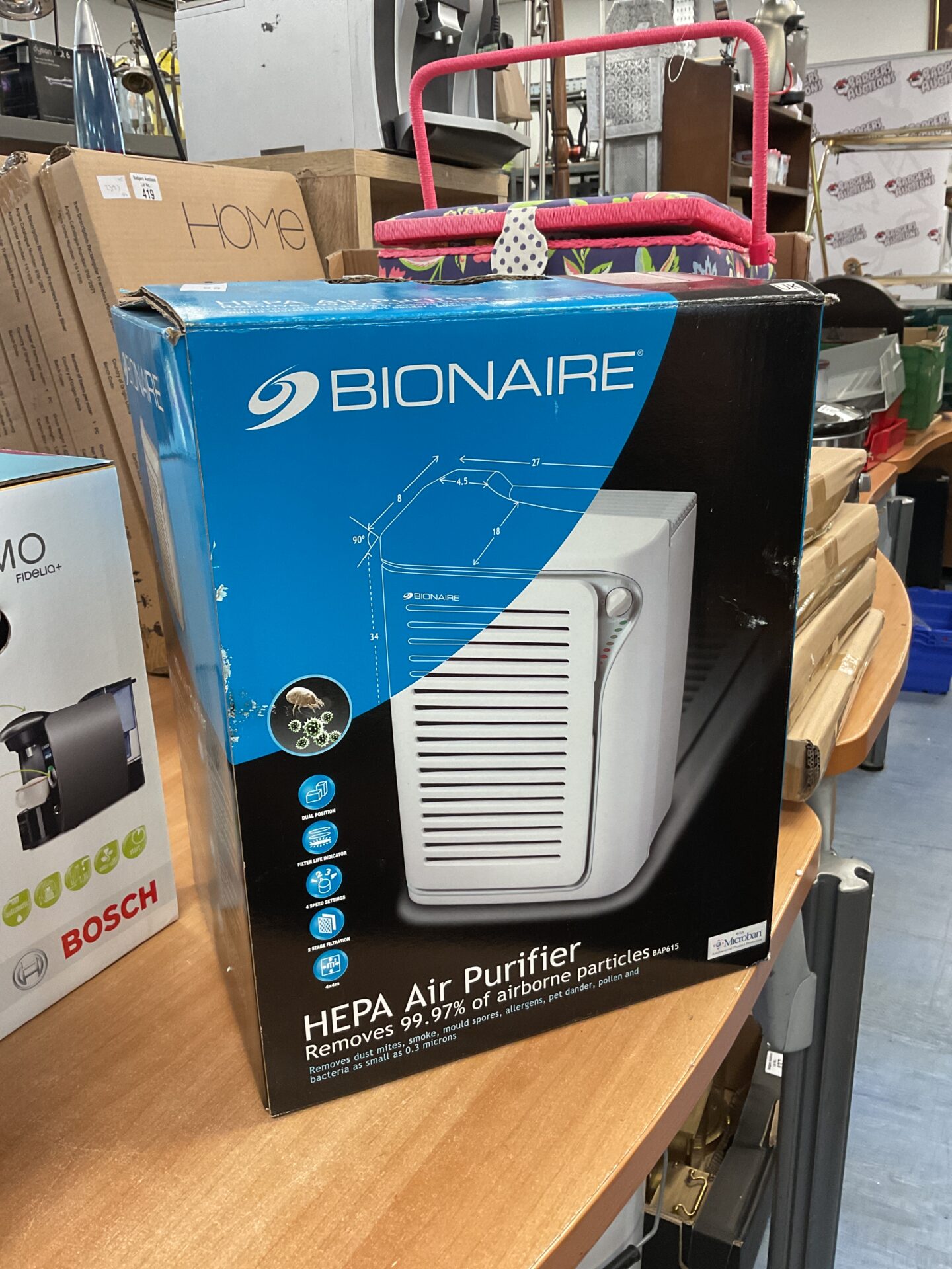 419 New bionaire hepa air purifier