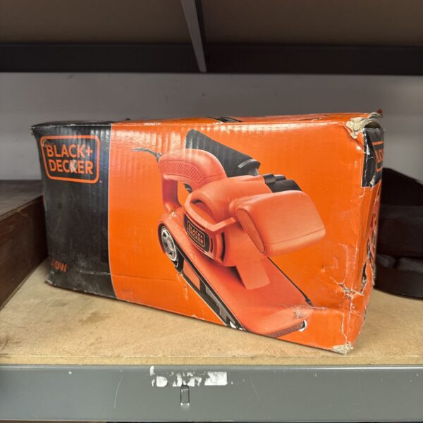 Black & Decker KA86 belt sander power tool for woodworking projects.