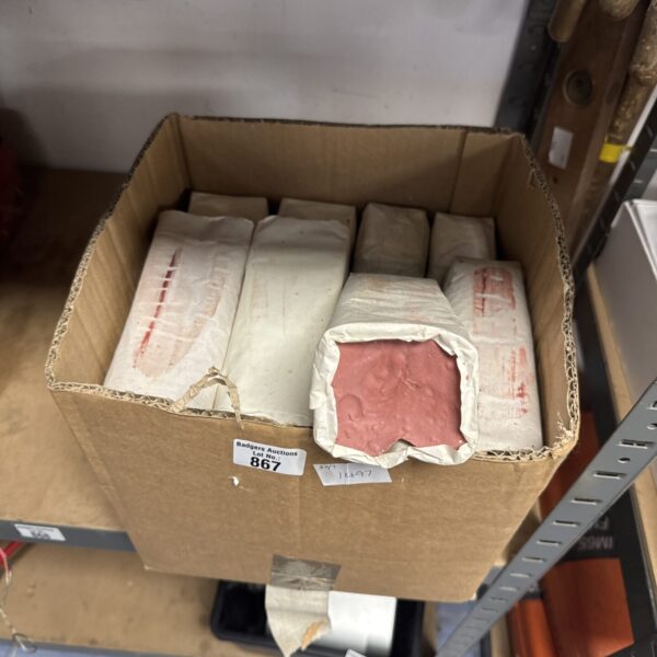 Lot of vintage metal polishing blocks for cleaning metal.