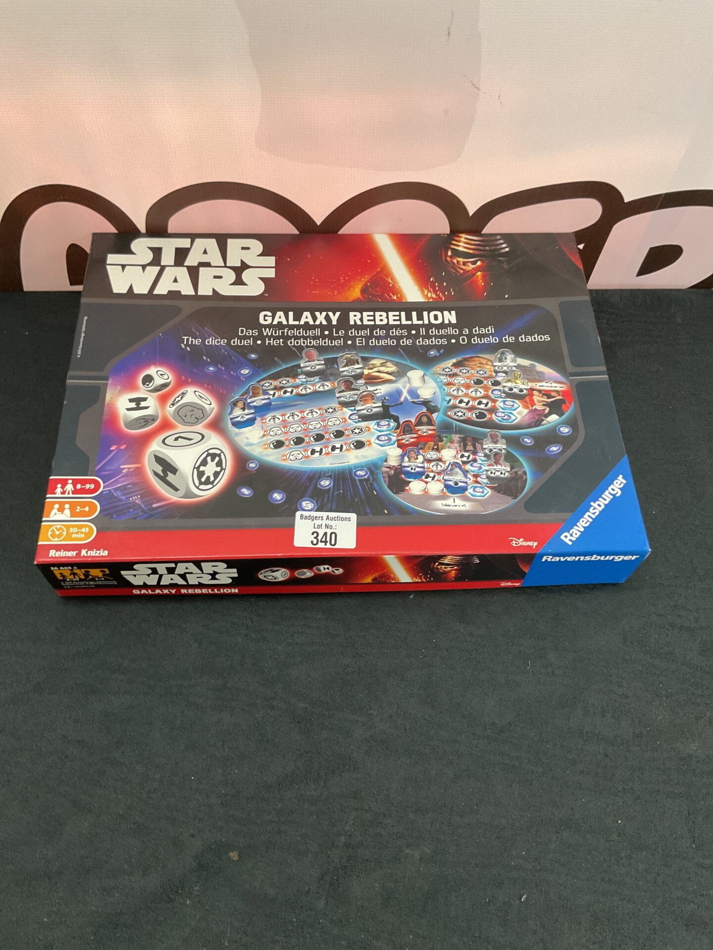 347 Ravensburger star wars galaxy rebellion the dice duel playset