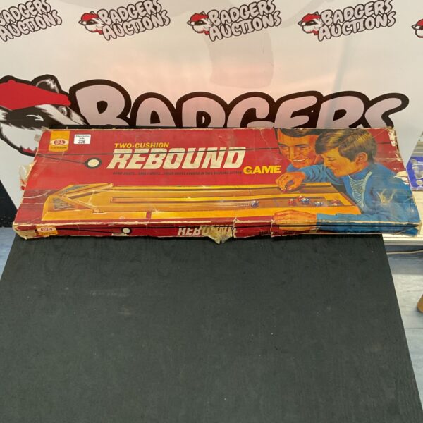Vintage Ideal Two Cushion Rebound game, classic tabletop skill game.