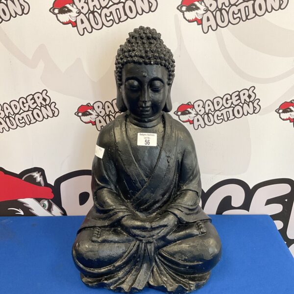 19 inch fibreglass Buddha statue for garden or home decor.