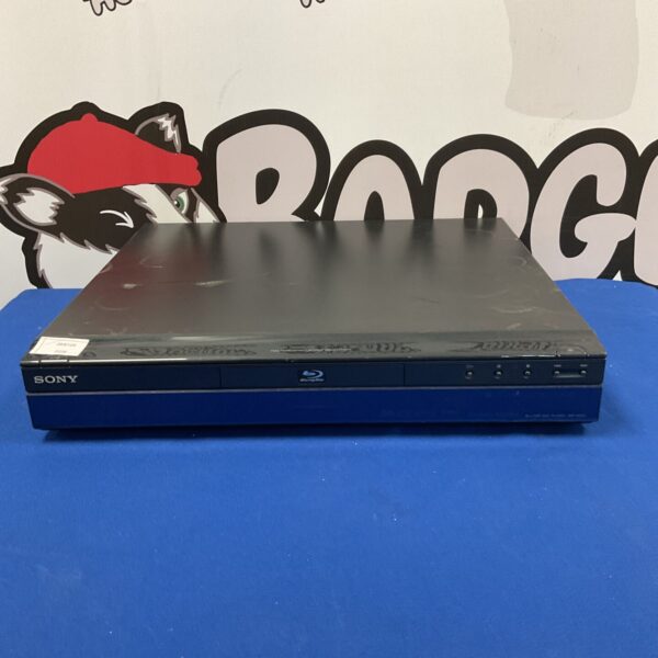 Black Sony BDP-S300 Blu-ray player for home cinema.