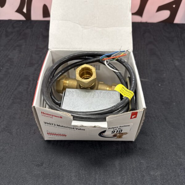 Honeywell v4073 motorised valve for central heating systems.